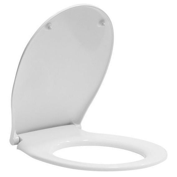 Крышка-сиденье GSI Classic soft-close белое, фурнитура хром MSC87CN11 (детальная фотография), нет в наличии