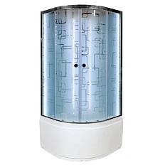 Душевая кабина Deto EM 80x80 см угловая