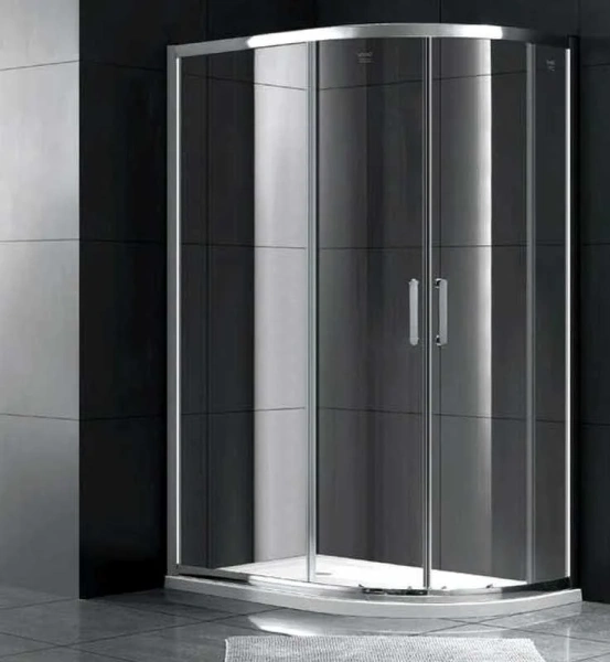 Душевой уголок Gemy Victoria 100 x 80 см S30212 (детальная фотография), асимметричные