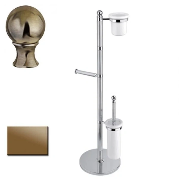 Стойка для ванной Cezares Olimp бронза OLIMP-WCS-02-M (детальная фотография), металлические, из керамики