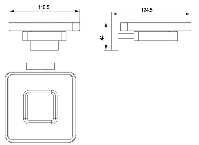Мыльница Timo Selene 17022/17  (детальная фотография), современные, hi-tech