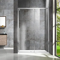 Душевая дверь в нишу Vincea Lugano 150 см хром