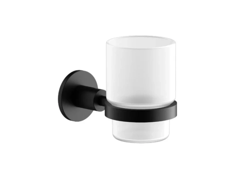 Стакан для ванной Sancos Base черный матовый SC9030MB (детальная фотография)