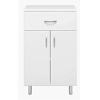 Тумба напольная Misty Люси 50 см с бельевой корзиной