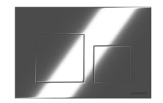 Инсталляция для унитаза Ceramica Nova Balance с клавишей хром глянец CN121002CH (детальная фотография), слив эконом-стандарт под две клавиши