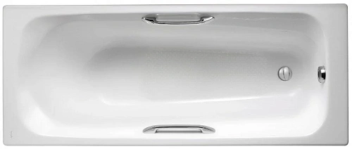 Ванна чугунная Jacob Delafon Melanie 160х70 см белая, с отверстиями под ручки - фото 1
