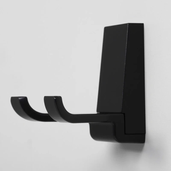 Крючок для ванной WasserKRAFT Abens двойной K-3223D (детальная фотография), черные