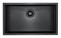 Мойка для кухни Paulmark Koher 74 см вороненая сталь