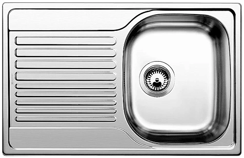Мойка для кухни Blanco Tipo 45 S Compact 78 см сталь декор - фото 3