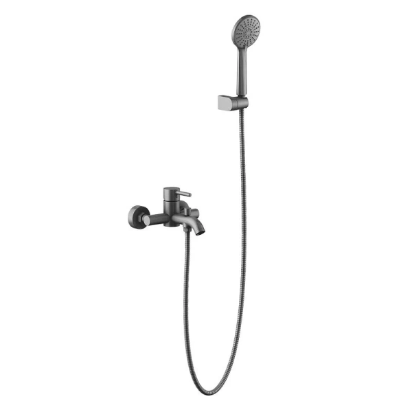 Смеситель для ванны Акватек Европа оружейная сталь AQ1349BGM (детальная фотография)