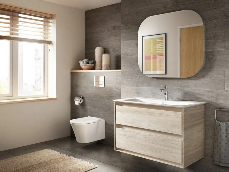 Унитаз подвесной Ideal Standard Connect Air безободковый K819501 (детальная фотография), безободковые