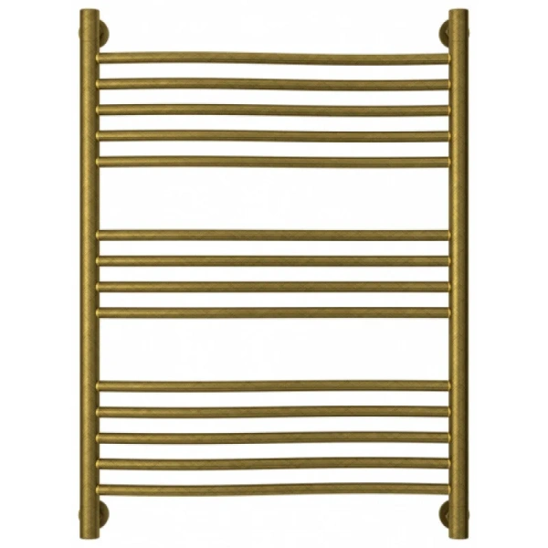 Полотенцесушитель водяной Сунержа Флюид+ 60х80 см состаренная бронза  05-0222-8060 (детальная фотография), бронза