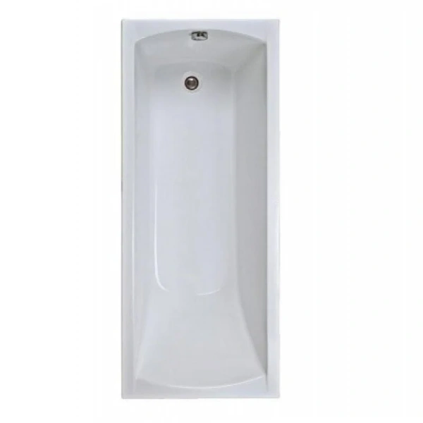 Ванна акриловая Vayer Milana Гл000026961, 170 x 80 см, цвет белый (детальная фотография), современныe, hi-tech