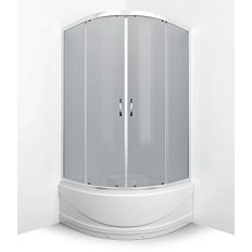 Душевой уголок, стекло тонированное, Erlit Comfort