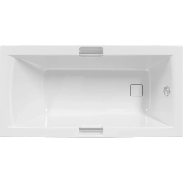 Ванна акриловая Diwo Дмитров 170 x 75 см, с каркасом, с ручками, цвет белый, Щ0000055171/Щ0000055305 (детальная фотография), 170 см