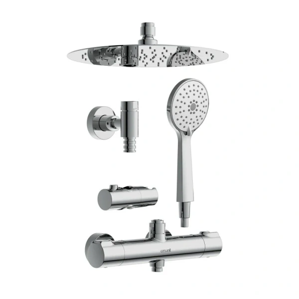 Душевая стойка Cersanit Odra хром 63069 (детальная фотография), хром