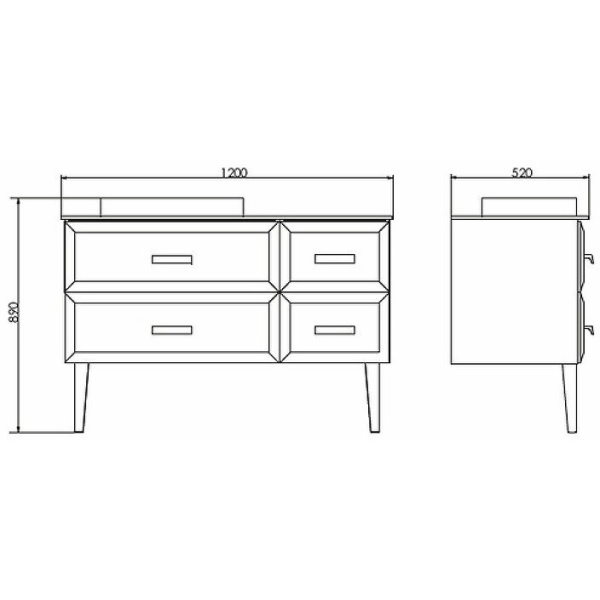 Схема (детальная фотография), напольная, пристенная