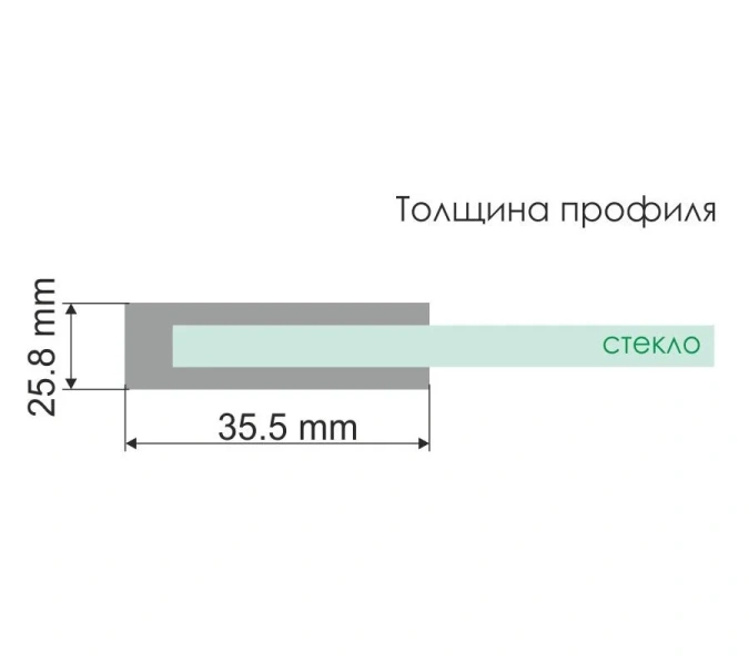 Душевая дверь WasserKRAFT Weser 90 см профиль хром 78F04 (детальная фотография) index_1