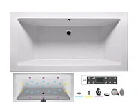 Ванна гидромассажная Riho Lugo 180 x 90 см, BLISS