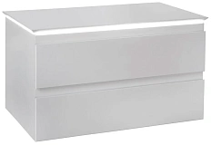 Тумба под раковину подвесная Jacob Delafon Madeleine 80 см с подсветкой, белая матовая