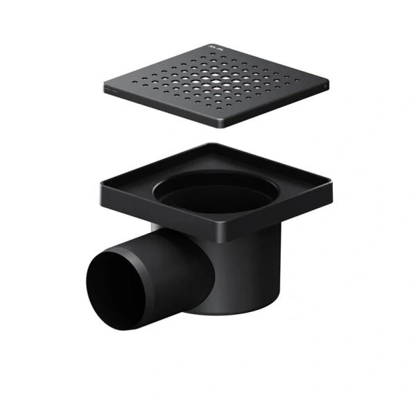 Душевой трап Am.Pm PrimeFlow 10 см черный матовый W02BD-P11-010-01BM (детальная фотография), черые