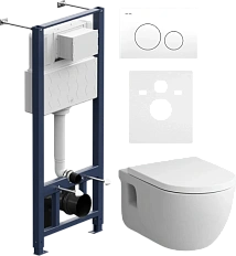 Унитаз с инсталляцией Am.Pm Like с сиденьем микролифт