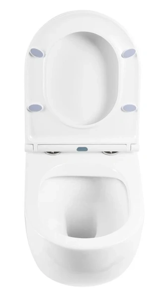 Унитаз с инсталляцией Belbagno Onda кнопка белая BB066CHR/BB870SC/BB002-80/BB014-SR-BIANCO (детальная фотография) index_2