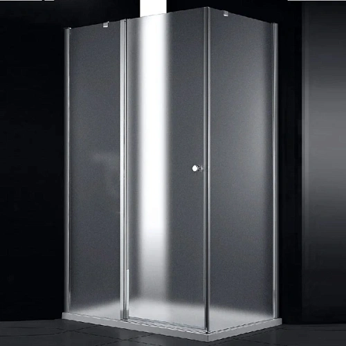 Душевой уголок Cezares Elena 100x90 см левый рифленое стекло - фото 1