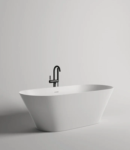 Ванна из искусственного камня Salini Mona 180x80 см RAL полностью 102921MF (детальная фотография), современныe, hi-tech