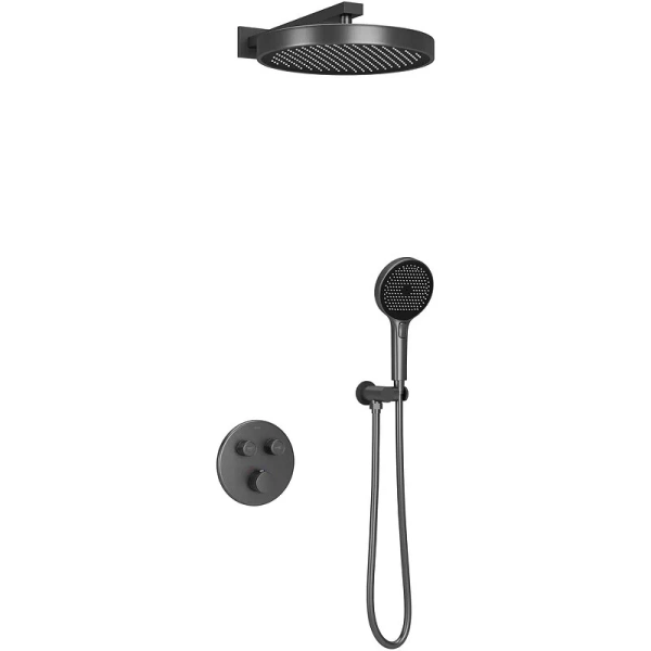 Душевой комплект Sancos Space вороненая сталь SC3006GMG (детальная фотография)