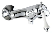 Смеситель для душа Cezares Margot хром, ручка белая