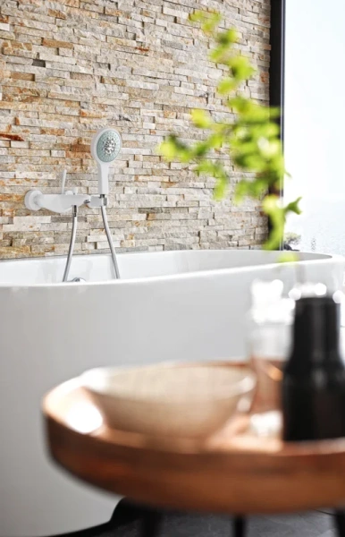 Смеситель для ванны, белая луна, Grohe Eurodisc Joy 23431LS0 (детальная фотография), современные, hi-tech