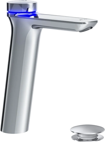 Смеситель для раковины Am.Pm Inspire 2.0 TouchReel электронный высокий, с донным клапаном F50A93400 (детальная фотография)