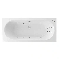 Ванна гидромассажная Excellent Oceana Slim Line 160 x 75 см, белый/хром, WAEX.OCE16S.LINE.CR