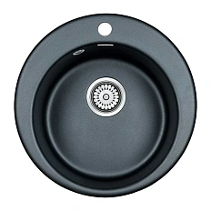 Мойка для кухни Paulmark Gelegen 48 см черный металлик