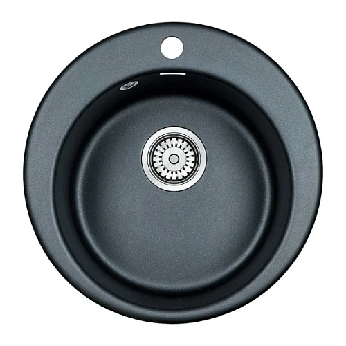 Мойка для кухни Paulmark Gelegen 48 см черный металлик - фото 3
