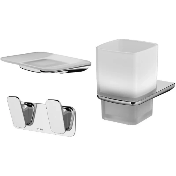 Набор аксессуаров для ванной Am.Pm Inspire 2.0 хром AK50B0703W (детальная фотография)