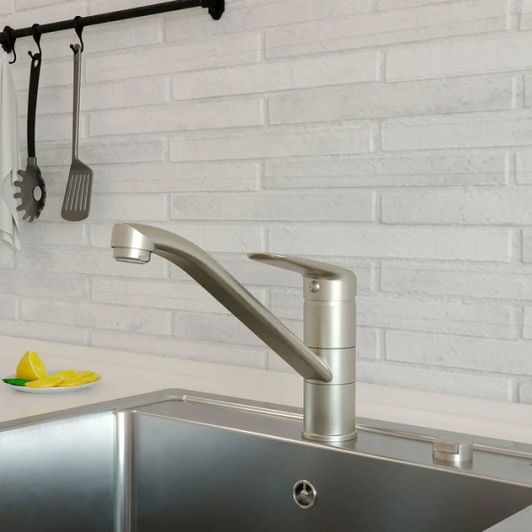 Смеситель для кухни IDDIS Male сатин MALBN00i05 (детальная фотография), для кухни