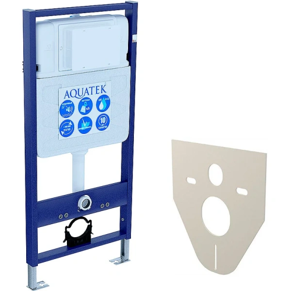 Унитаз с инсталляцией Акватек Либра New с тонким сиденьем SET AQUATEK ЛИБРА N (детальная фотография), с инсталляцией index_1