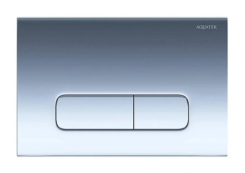 Клавиша смыва Акватек Pneumo S хром глянцевый - фото 1