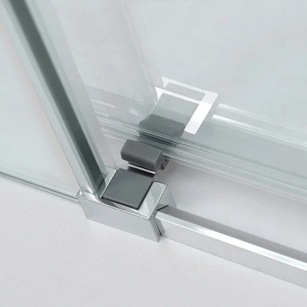 Душевая дверь в нишу Cezares Duet 160 см раздвижная DUET SOFT-M-BF-1-160-C-Cr (детальная фотография), хром