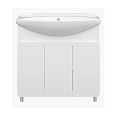 Тумба с раковиной напольная Misty Чегет 85 см прямая