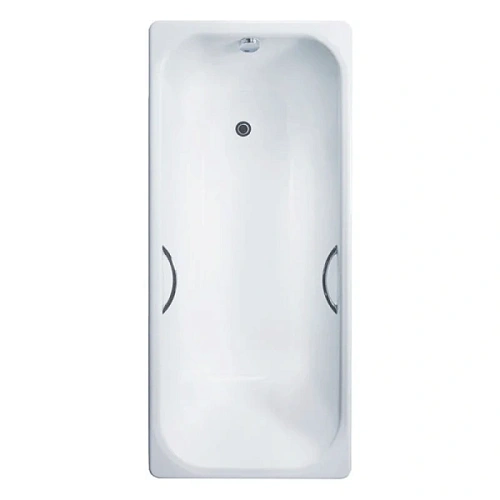 Ванна чугунная Delice Aurora 160x75 с отверстиями под ручки - фото 1