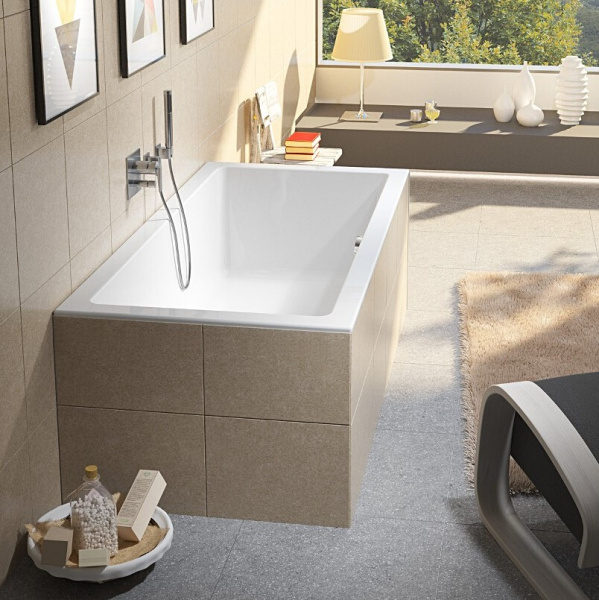 Ванна акриловая Riho Lusso 190х90 см белая B037001005 (детальная фотография), акриловые