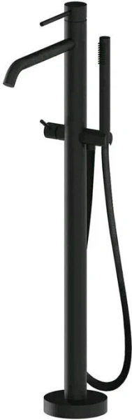 Смеситель для ванны Paffoni Light черный LIG032NO (детальная фотография)