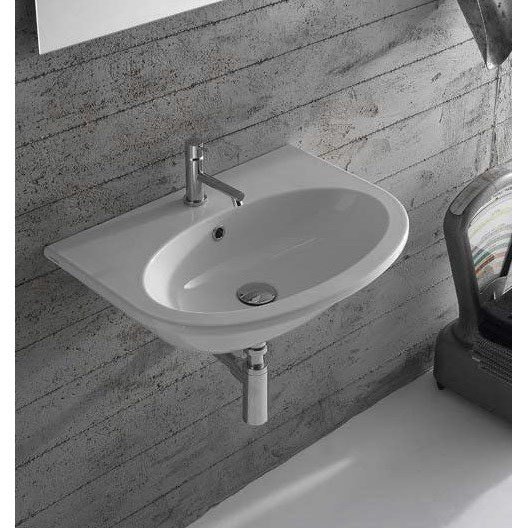 Раковина Globo 4all MD060 MD060.BI (детальная фотография), современные, hi-tech