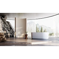 Ванна акриловая Abber 170x80 см отдельностоящая