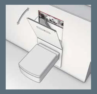 Верхняя стеклянная панель с механическим блоком управления, цвет черный, цвет клавиш хром, Tece TECElux 9650004 (детальная фотография) index_1