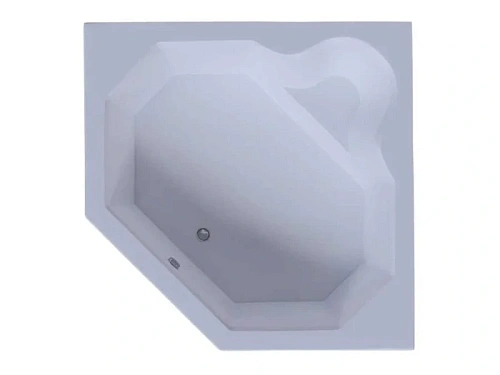 Ванна акриловая Акватек Лира 148x148 см на объемном каркасе - фото 1