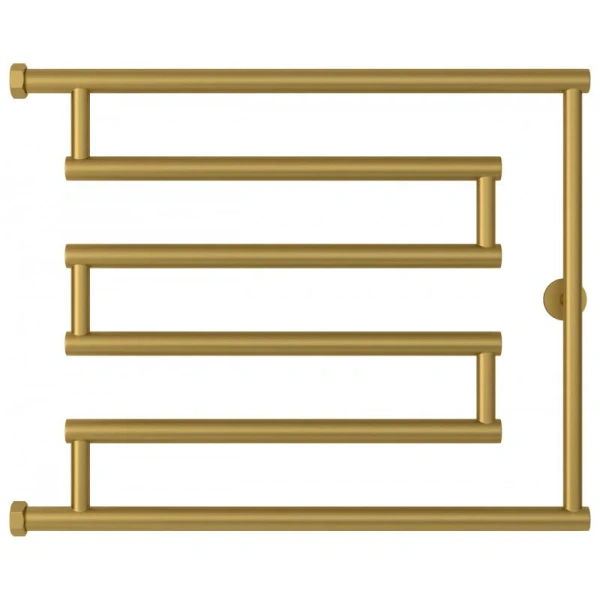 Полотенцесушитель водяной Сунержа High-Tech+ 65х50 см матовое золото 032-4052-5065 (детальная фотография)